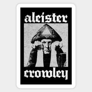 Aleister Crowley ††† Occultist Vintage-Style Design Sticker